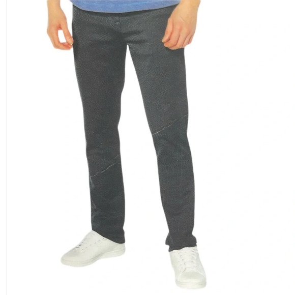 BANANA REPUBLIC NWT Mens Black Slim Fit Brushed Cotton Stretch Chinos Size 30x30 - Picture 1 of 11